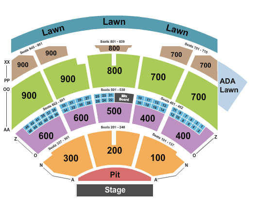 Riverbend Music Center Josh Groban Seating Chart